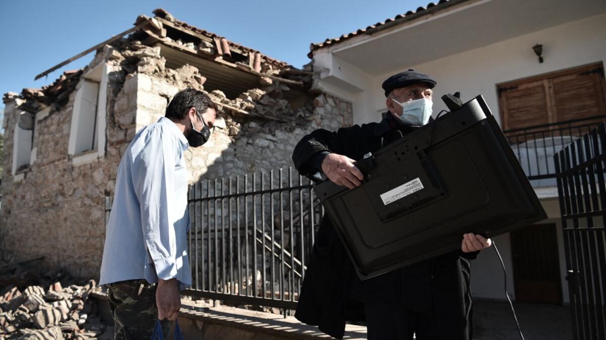 A strong 6.3-magnitude earthquake hits Greece