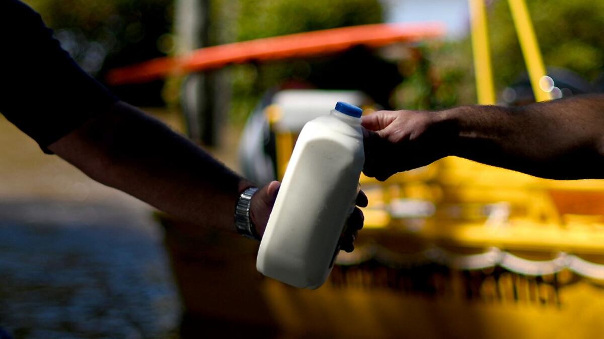 Australian floods in the Windsor suburb of northwestern Sydney