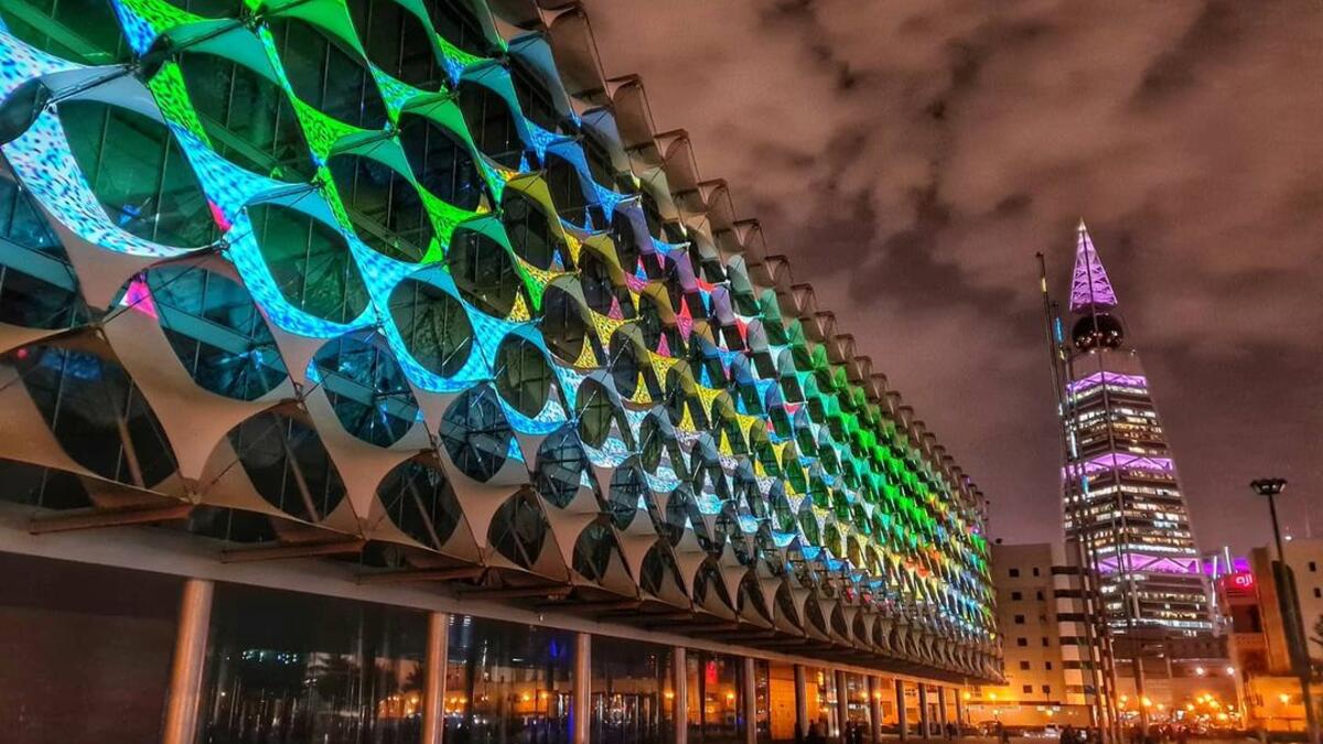 Noor Riyadh festival in Saudi Arabia