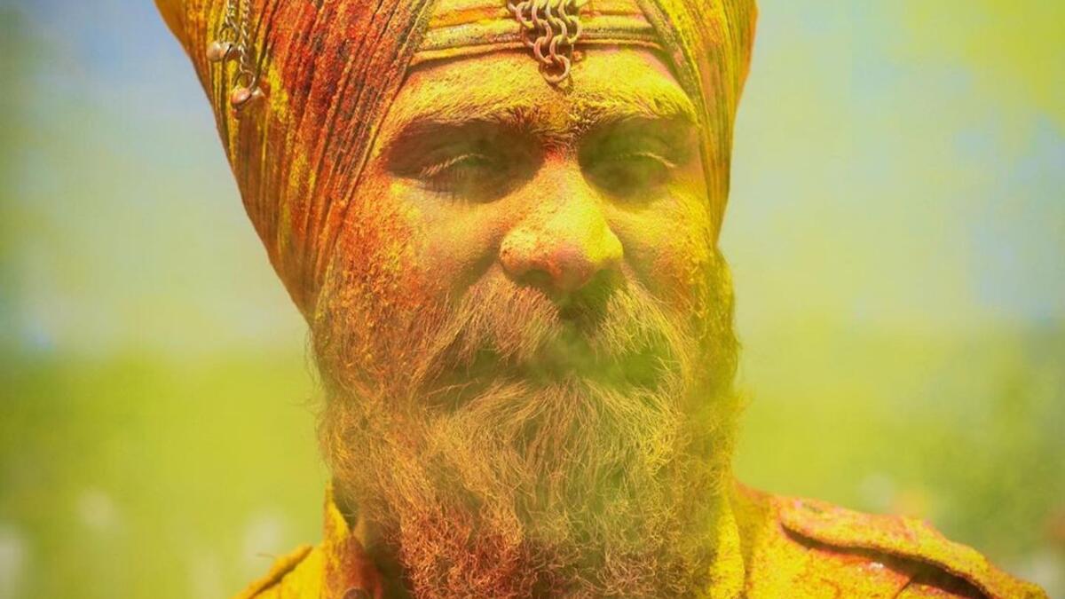 Celebrations of Hola Mohalla! It is a festival of Nihangs during Holi celebrations