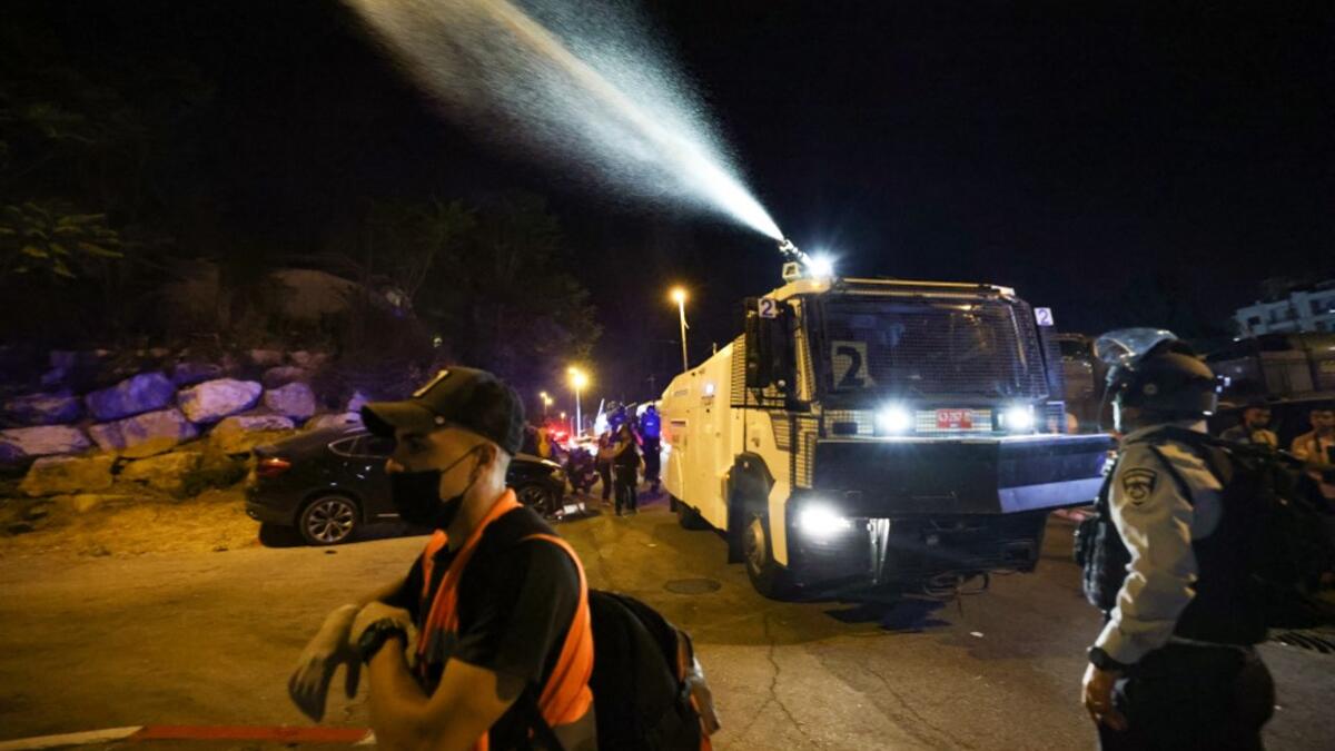 Sheikh Jarrah neighborhood in occupied East Jerusalem