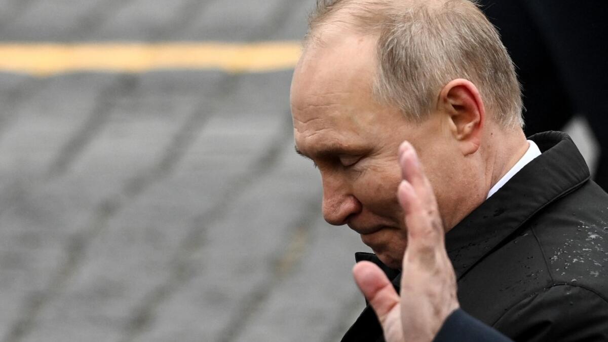 Russian President Vladimir Putin leaves Red Square after the Victory Day military parade in Moscow on May 9, 2021. Russia celebrates the 76th anniversary of the victory over Nazi Germany during World War II