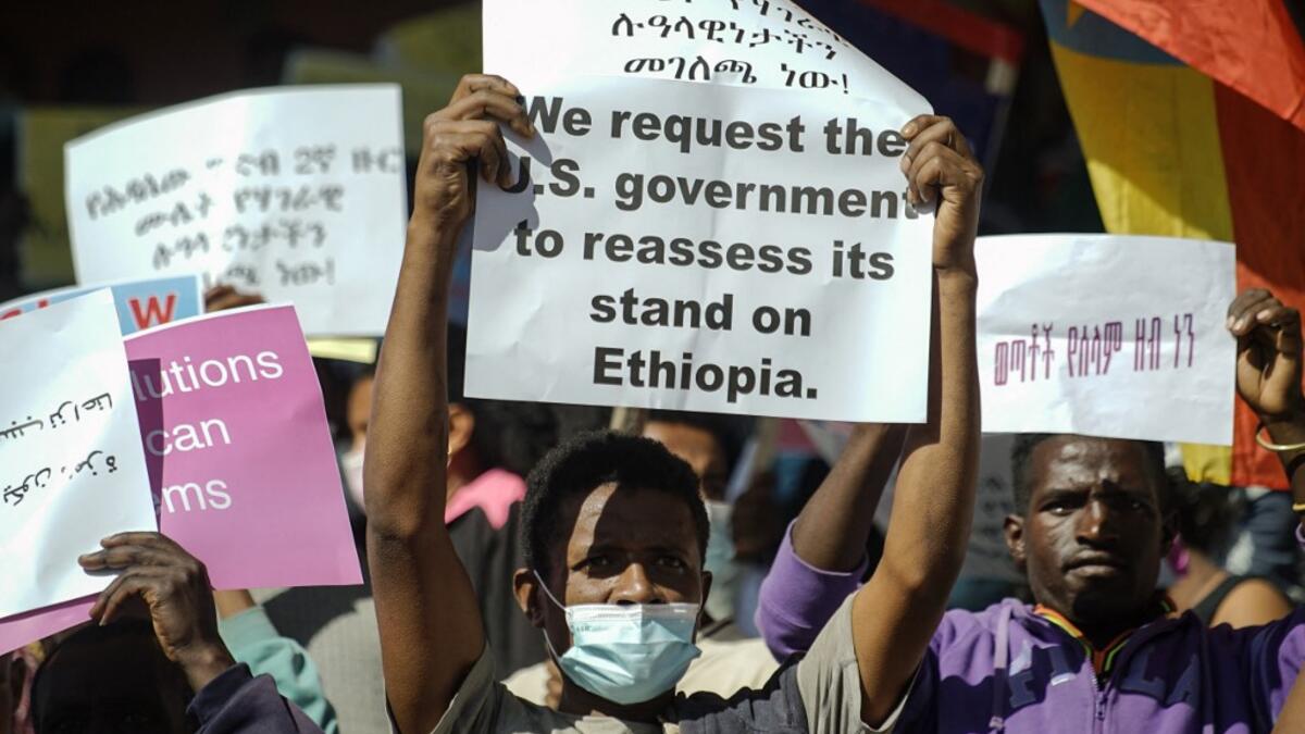 Ethiopians Protests US Restrictions on Economic and Security Assistance