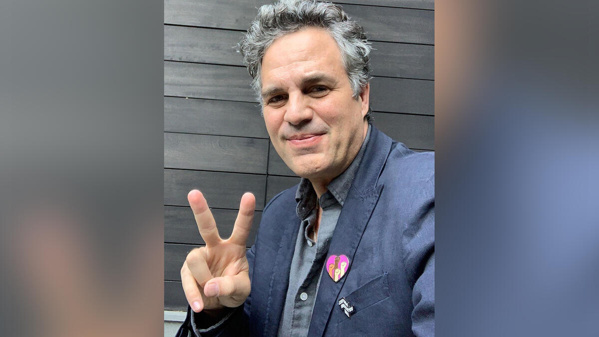 American actor Mark Ruffalo