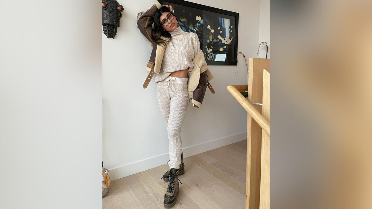 Lebanese sports commentator and ex-porn star Mia Khalifa