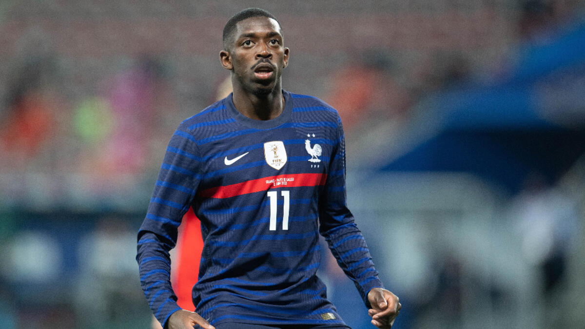 6- الفرنسي عثمان ديمبيلي (24 عاماً) بقيمة 50 مليون يورو