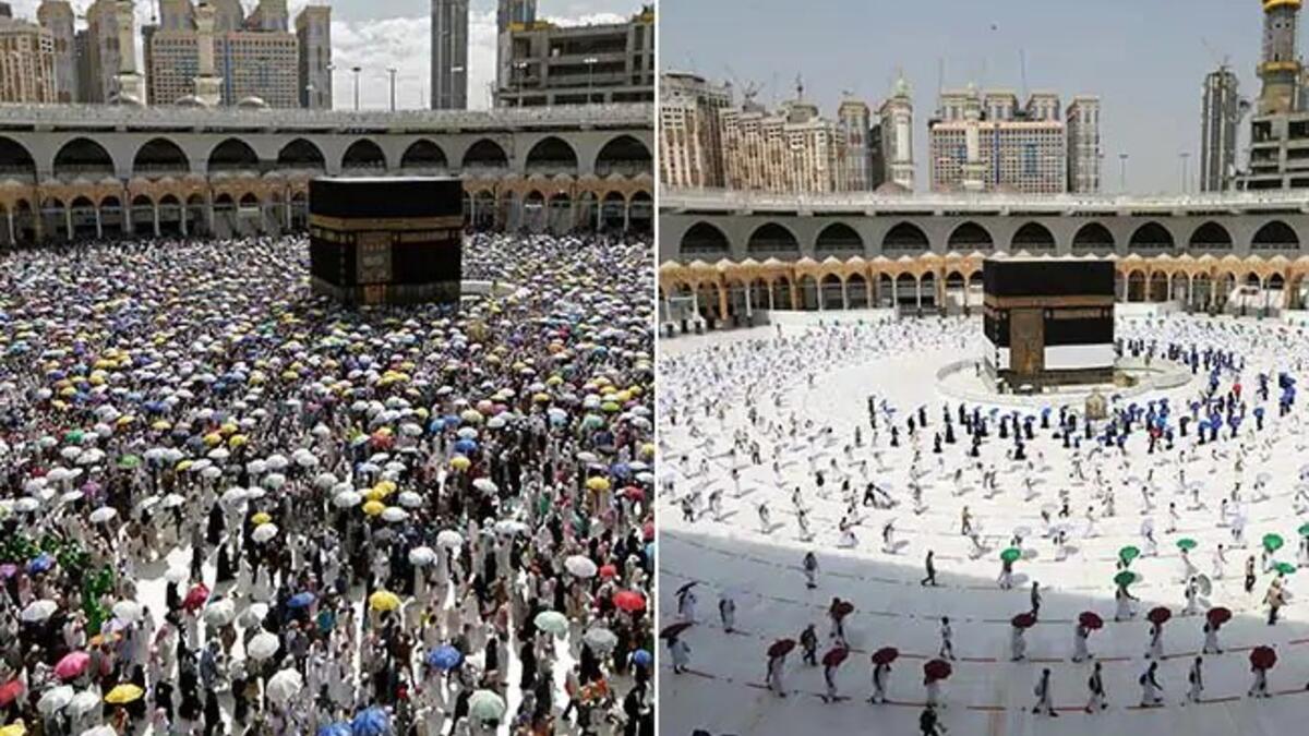 وفي العام الماضي، شارك نحو 10 آلاف مقيم في المناسك، مقارنة بنحو 2,5 مليون مسلم في 2019، في موسم غير مسبوق من حيث طبيعة التنظيم والعدد خيّم عليه شبح فيروس كورونا المستمر في التفشي حول العالم حاصدًا ملايين الوفيات.