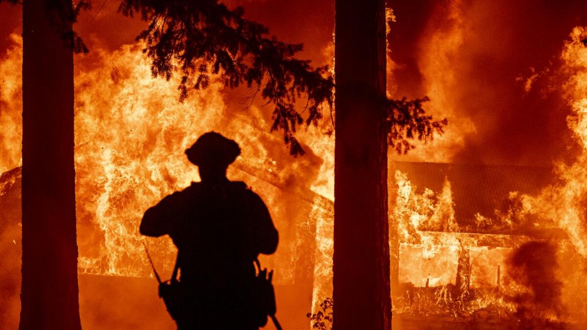 Wildfires erupts in Northern California Forests