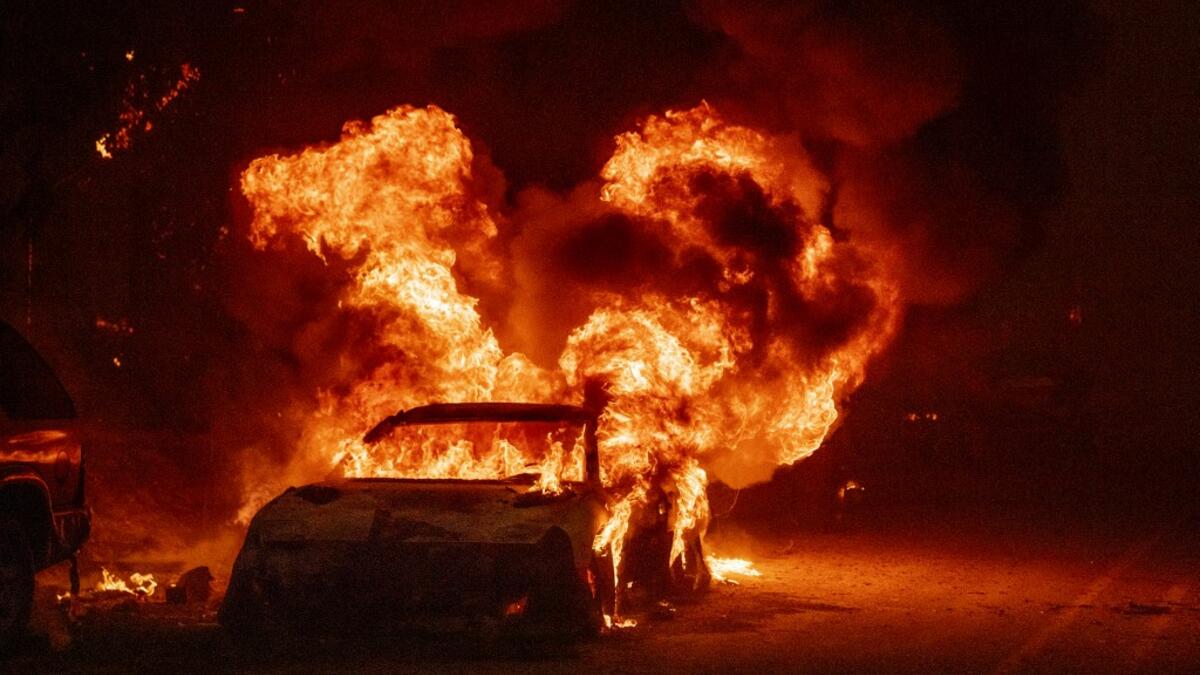 Wildfires erupts in Northern California Forests