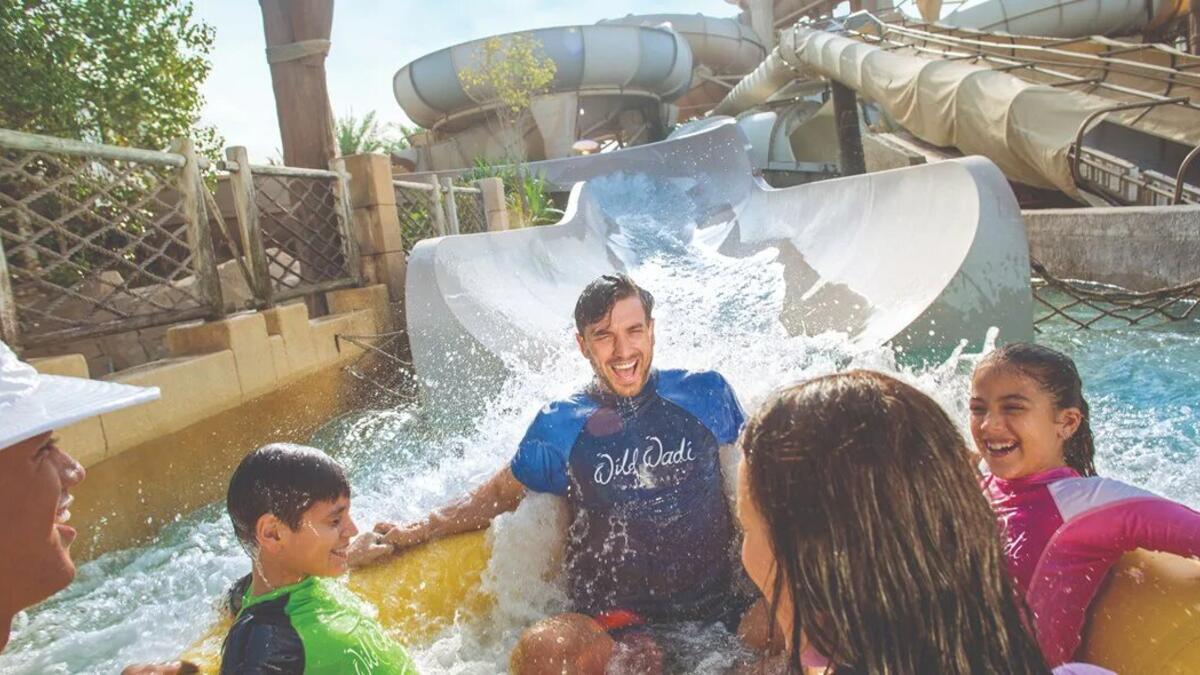 حديقة "وايلد وادي" المائية: تقدّم تجارب ممتعة للسيّاح والمقيمين من كافّة الأعمار منذ العام 1999. وتضمّ الحديقة 30 جولة ومرفقًا ترفيهيًا من وحي الشخصية الفولكلورية العربية جحا ويتم تحديثها بشكلٍ متواصل. (طريق جميرا - أم سقيم 3 - دبي)