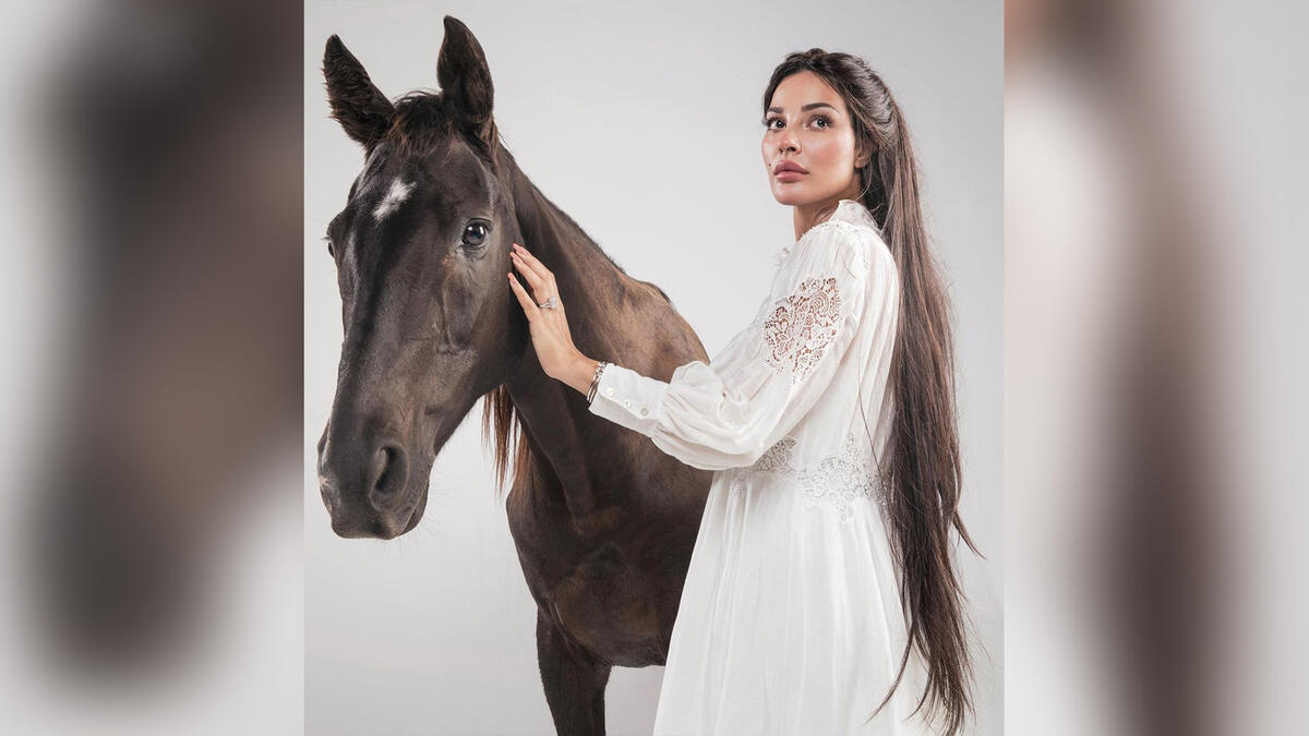 Lebanese actress Nadine Njeim