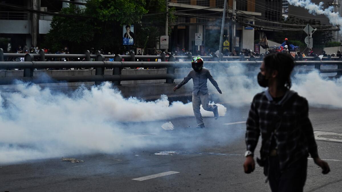 Anti-government Protesters in Thailand