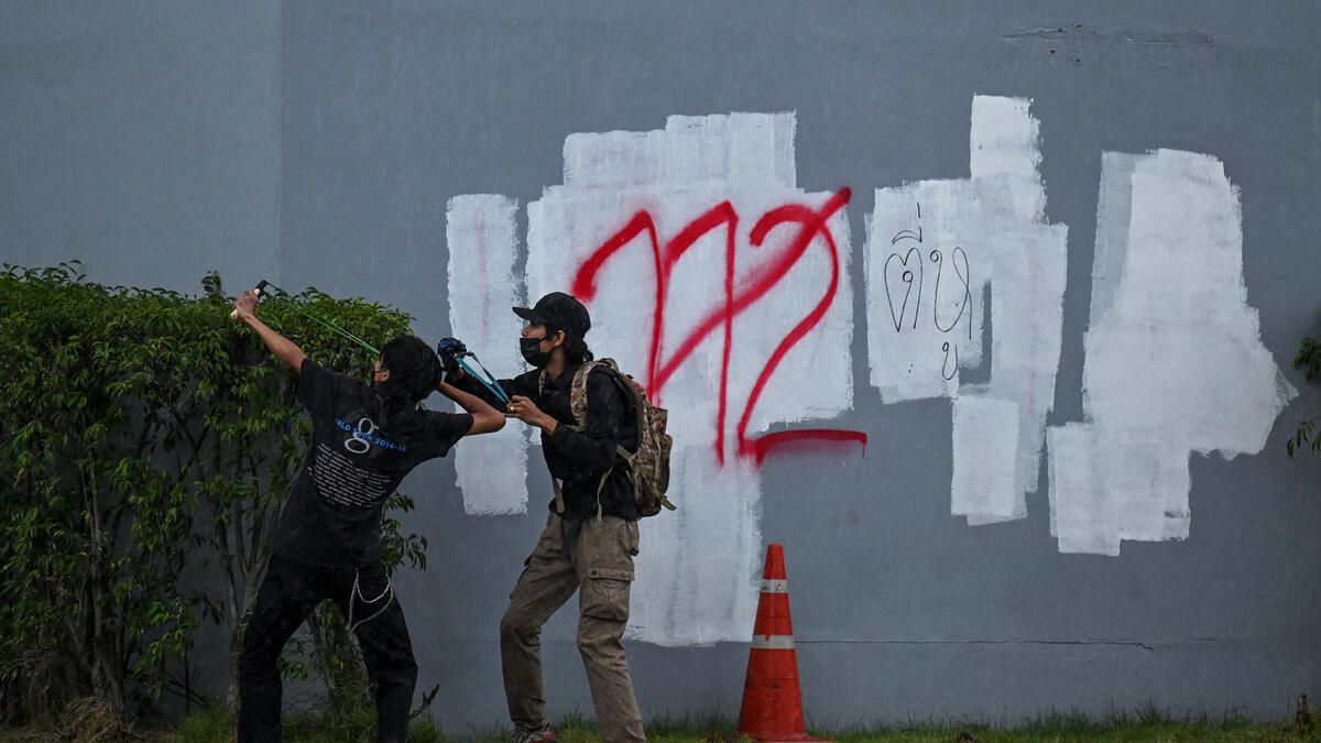 Anti-government Protesters in Thailand