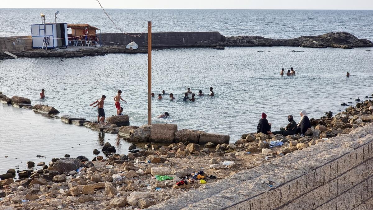 Pollution at Libya beaches