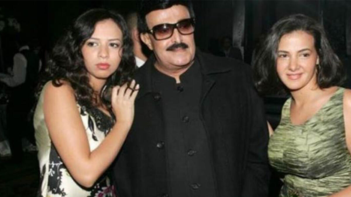 Samir Ghanem with teenage daughters Donia and Amy