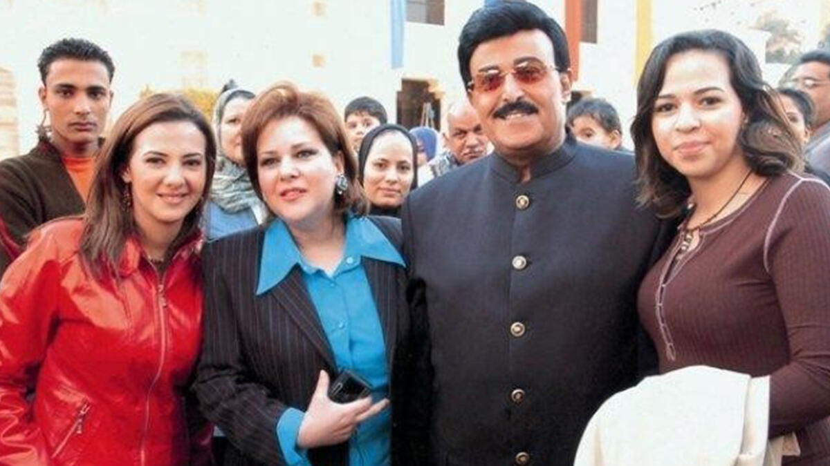 Samir and Dalal with teenage daughters Donia and Amy