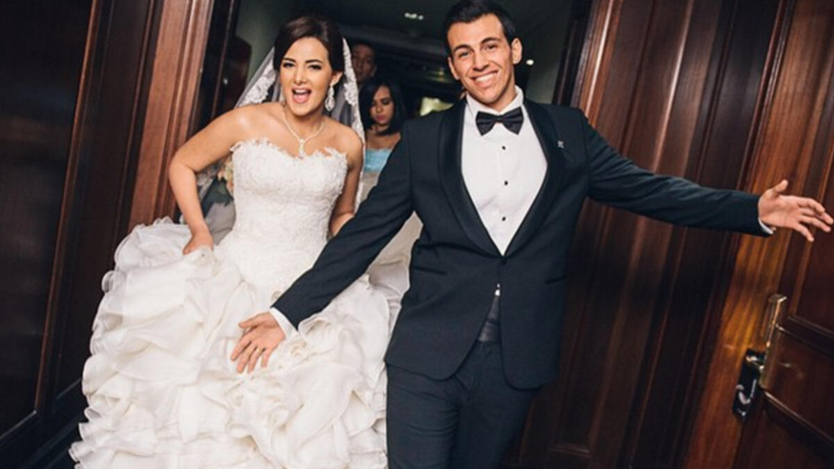 Donia Samir Ghanem and Ramy Radwan's wedding