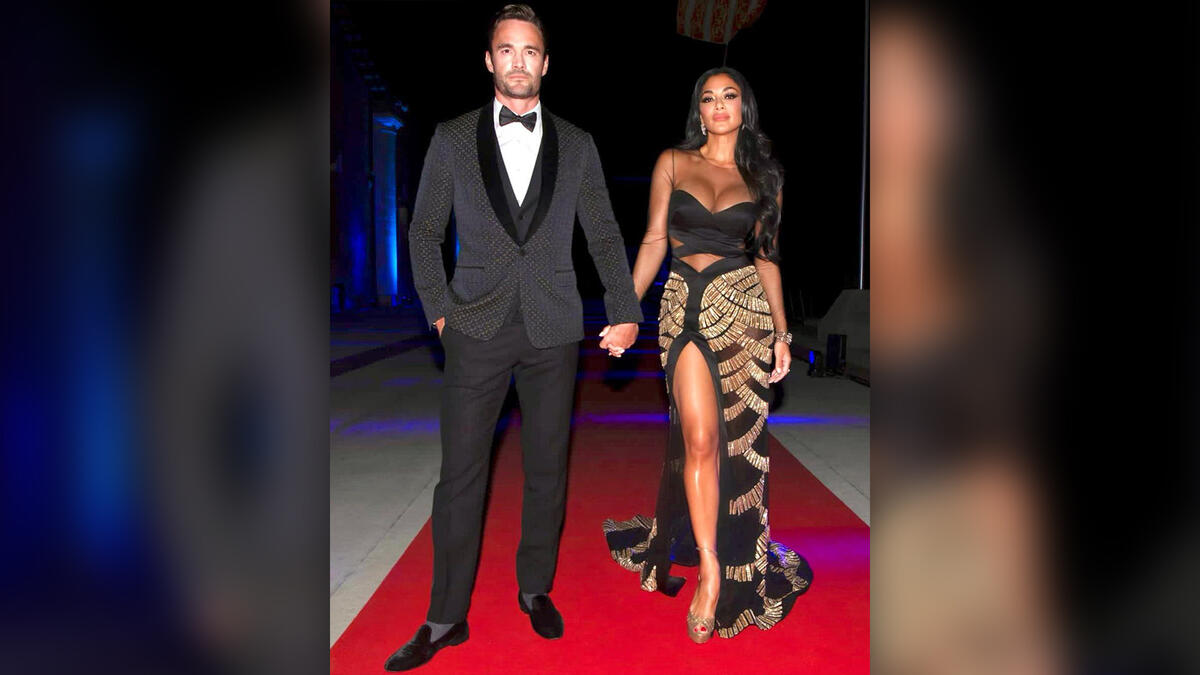 Nicole Scherzinger and Thom Evans