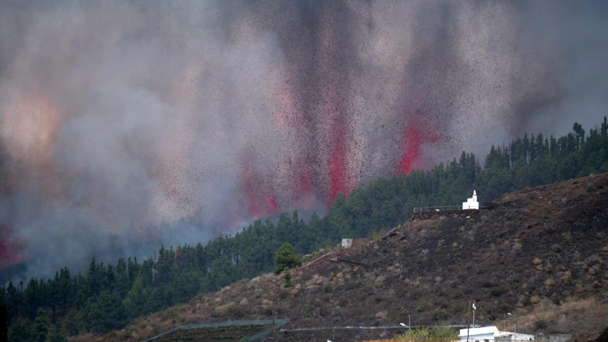 Cumbre Vieja Volcano in Spain