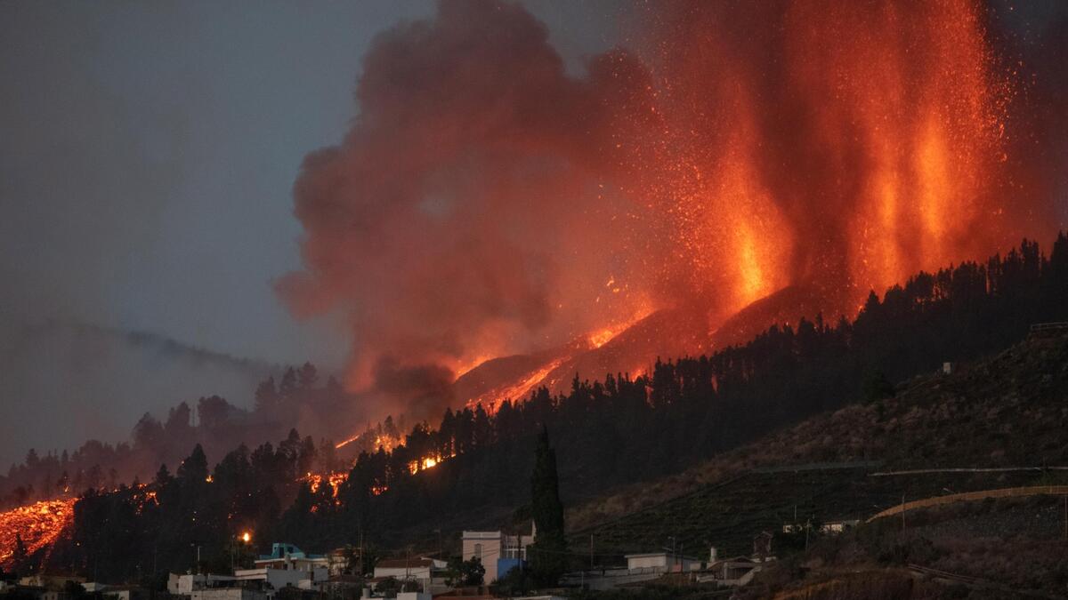 Cumbre Vieja Volcano in Spain