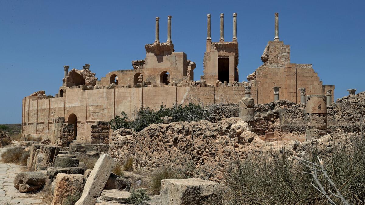 Leptis Magna on the Libyan coast
