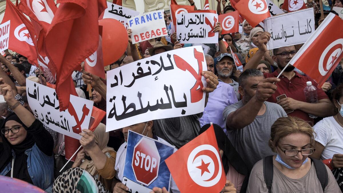 Saied had on July 25 sacked prime minister Hichem Mechichi, suspended parliament and granted himself judicial powers. On September 22 he also announced "exceptional measures" that allow him to rule by decree.