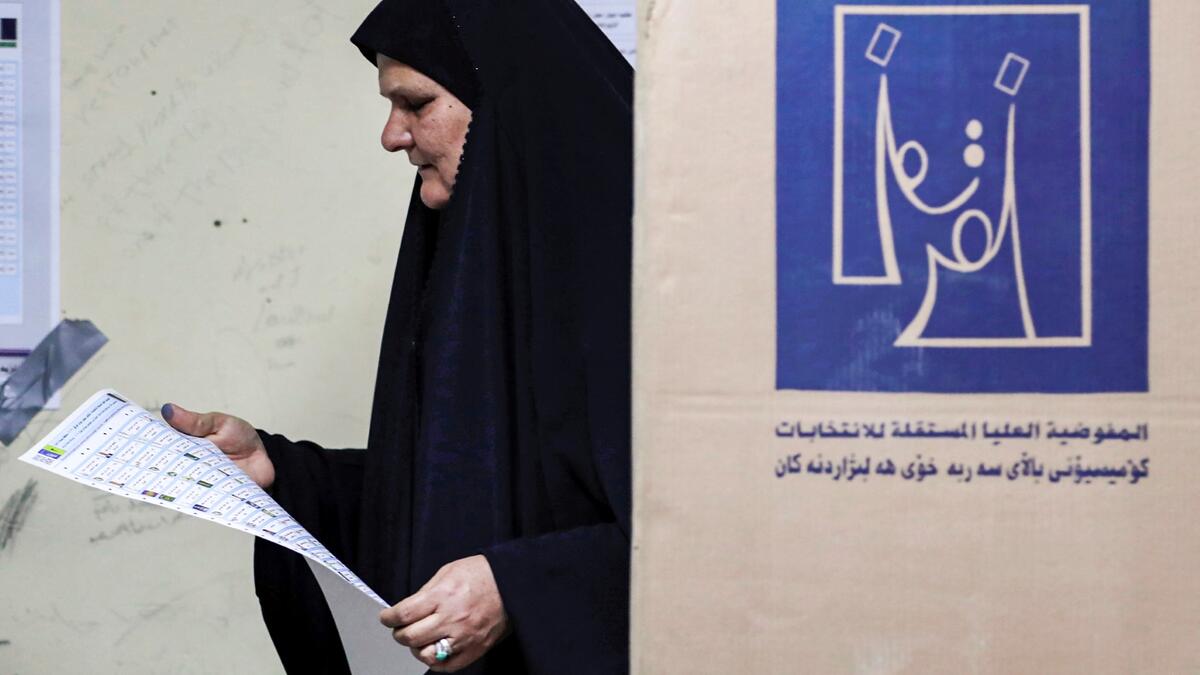 Prime Minister Mustafa al-Kadhemi's future hangs in the balance, with few observers willing to predict who will come out on top after the usual political haggling between factions that follow Iraqi elections. (Photo by AHMAD AL-RUBAYE / AFP)