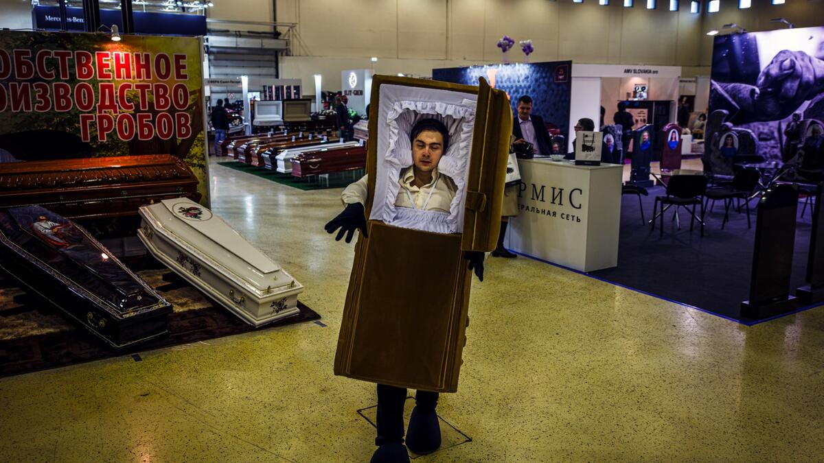 Funeral Exhibition Kicks off in Moscow