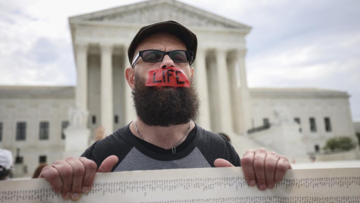Pro-choice and Anti-abortion Activists Protest in the US
