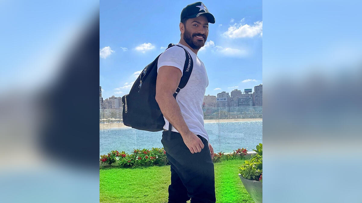 Egyptian singer Tamer Hosny