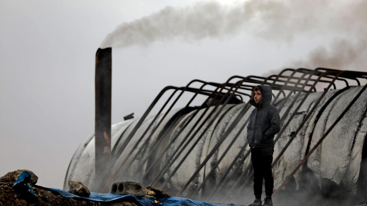 Oil Refinery's Child Workers in Syria