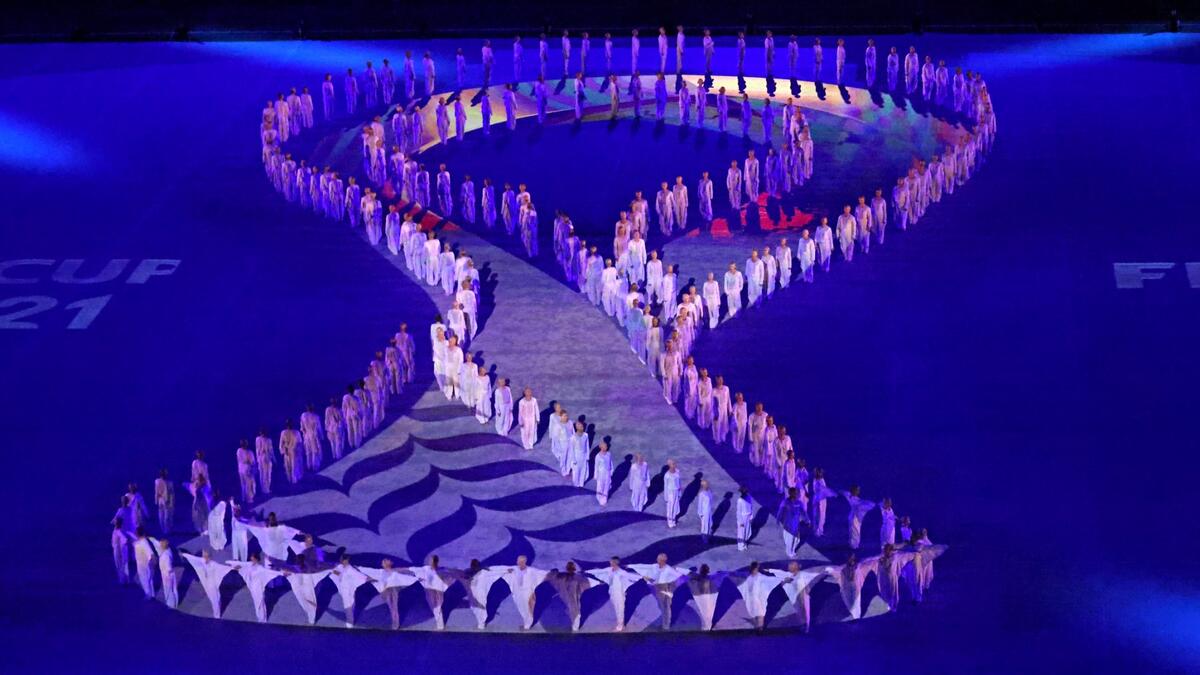 The Arab Cup opening was held on Tuesday at Al Bayt Stadium in Al Khor