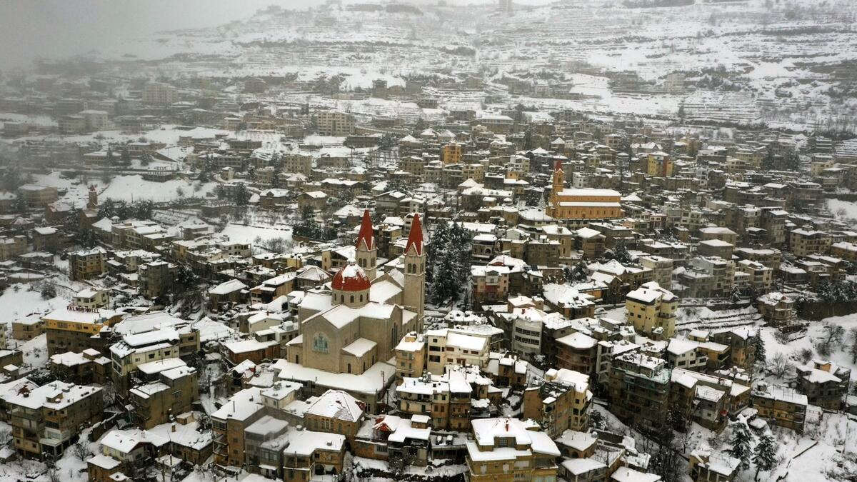 Snow in Lebanon
