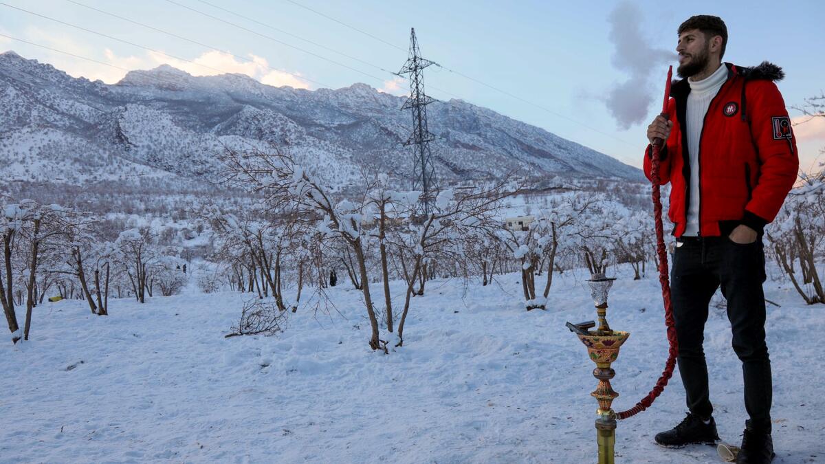Snow in Kurdistan, Iraq