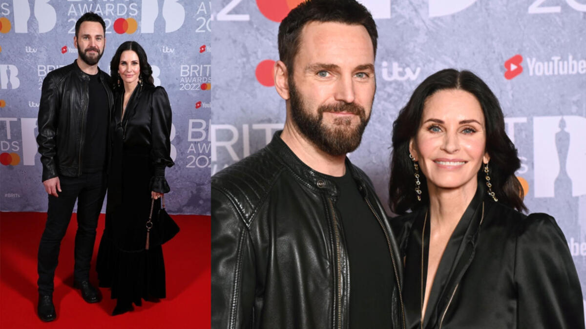 Johnny McDaid and Courtney Cox