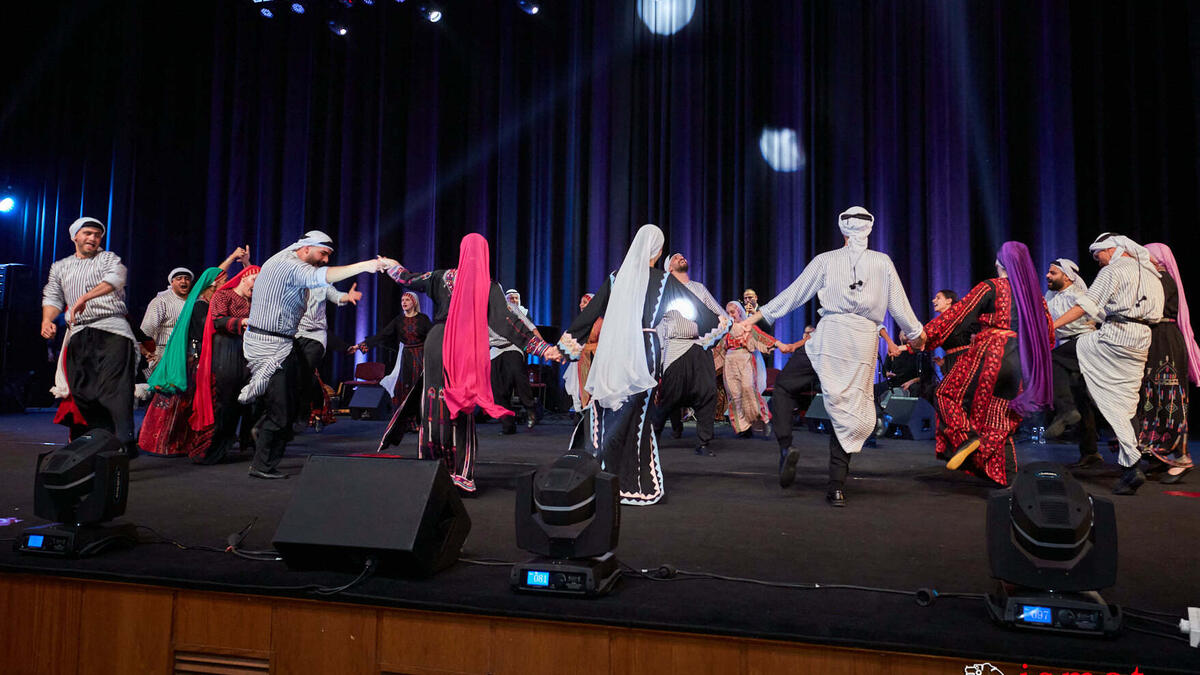 Al Hanouneh Folklore Dancing Group Perform in Jordan