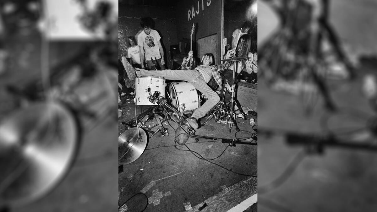 As a child, Kurt had a Mickey Mouse drum kit