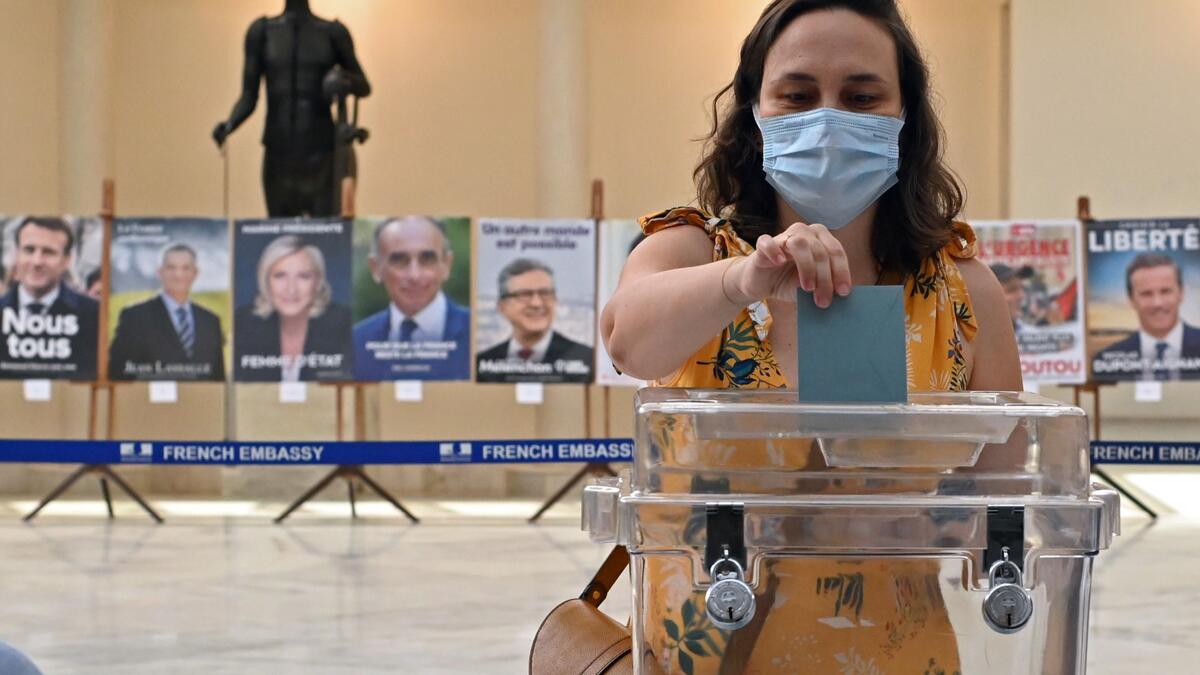 The first round of France's presidential election