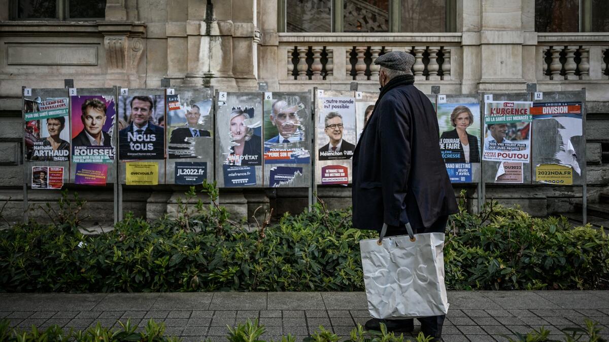 The first round of France's presidential election