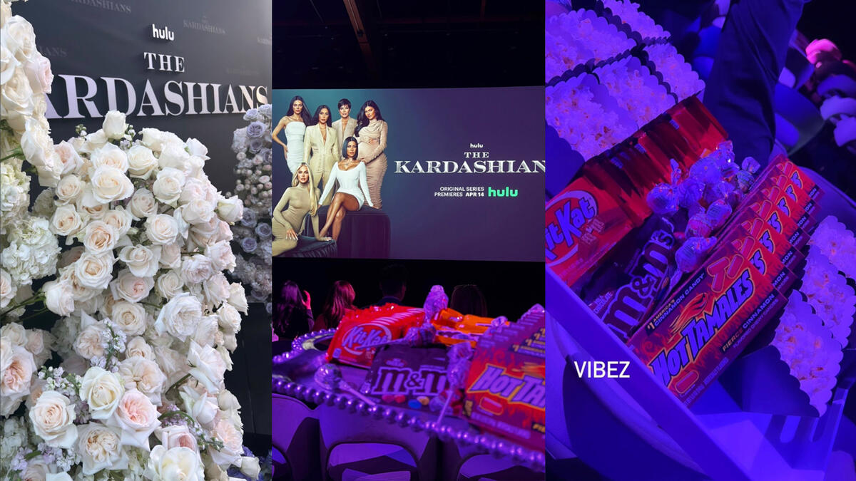 Photos from the The Kardashians premiere in LA