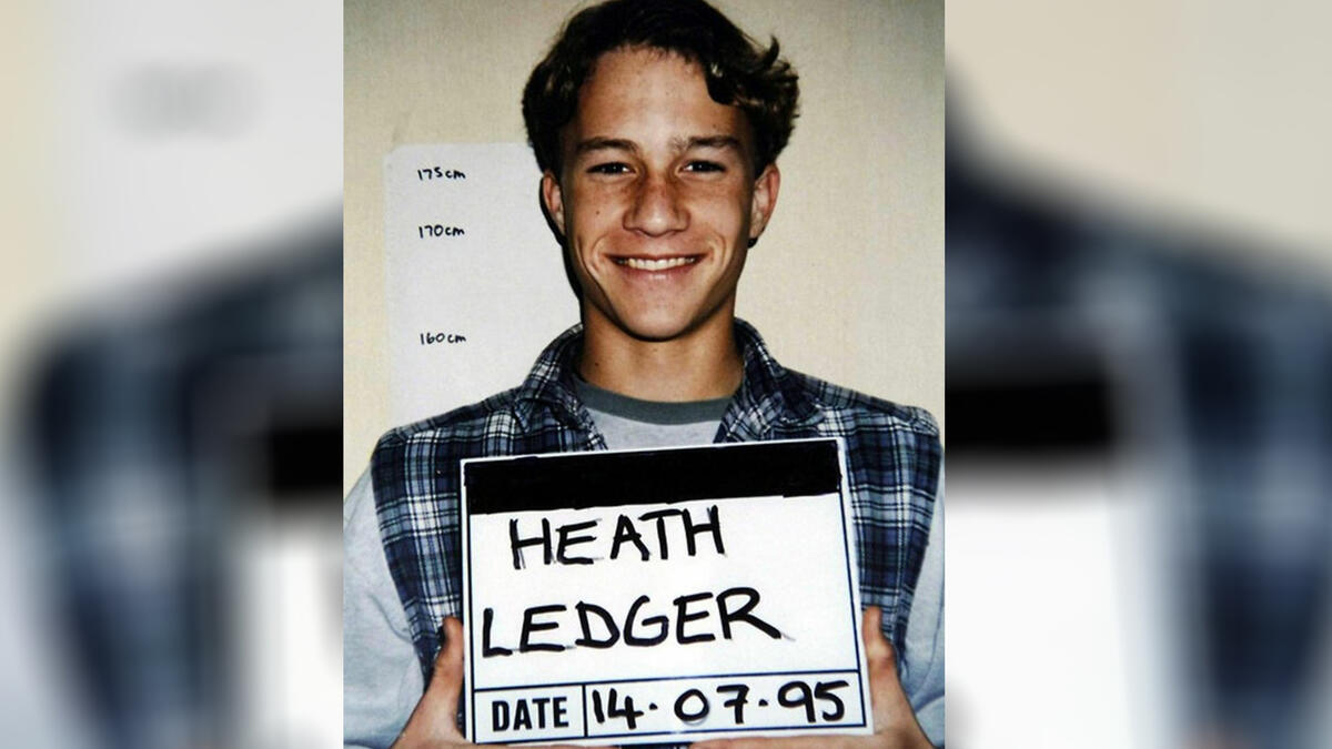 16 year-old Heath Ledger in a casting photograph from 1995.