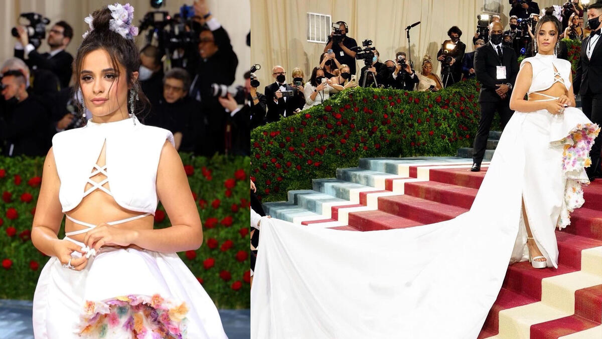 Camila Cabello in Atelier Prabal Gurung