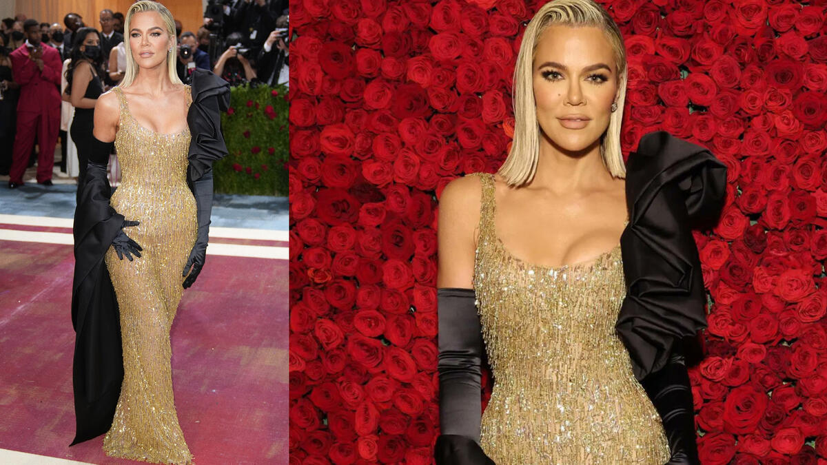 Khloe Kardashian in Moschino