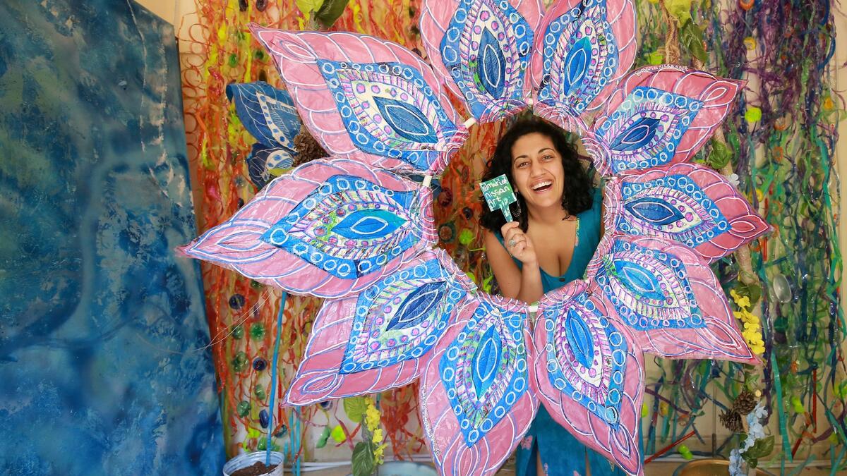 Jordanian-based Artist Raises Awareness About Environment Through Art