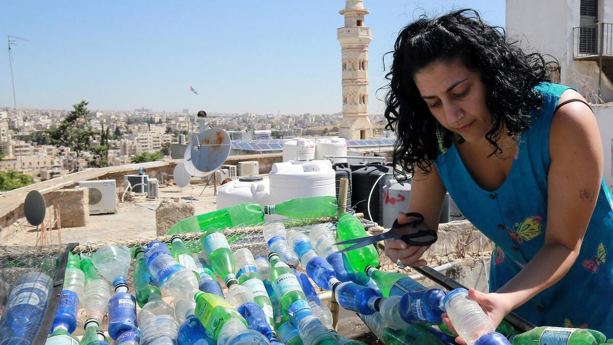Jordanian-based Artist Raises Awareness About Environment Through Art