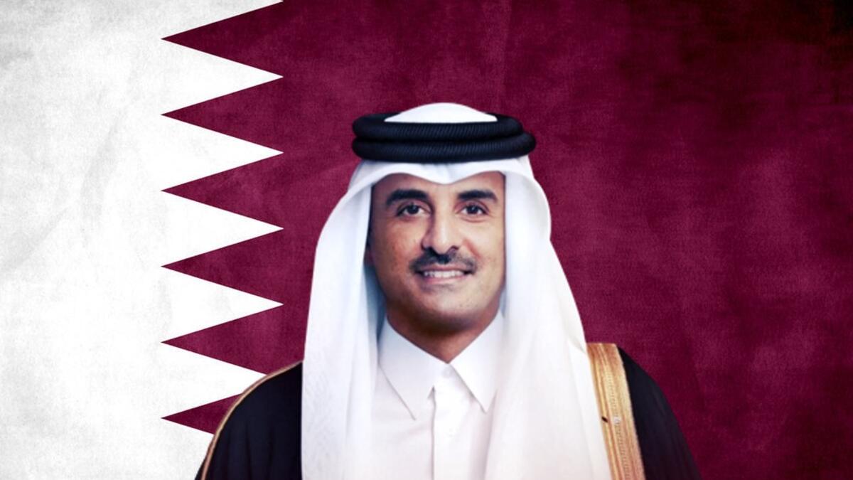 المركز الأول: أمير قطر الشيخ تميم بن حمد آل ثاني