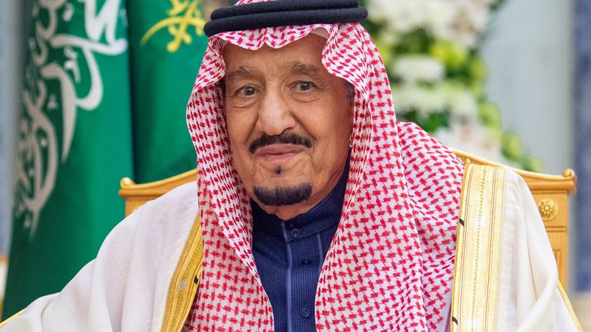 المركز الثاني: خادم الحرمين الشريفين الملك سلمان بن عبدالعزيز