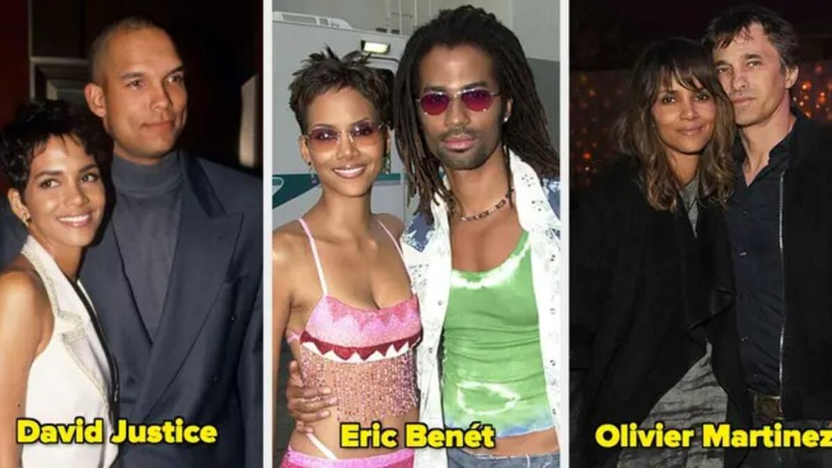 الممثلة هالي بيري: تزوجت من اللاعب ديفيد جاستيس (1993-1997)، ومن ثم من المغني وكاتب الأغاني إريك بينيت (2001-2005)، وبعدها من الممثل السينمائي الفرنسي أوليفييه مارتينيز (2013-2016).