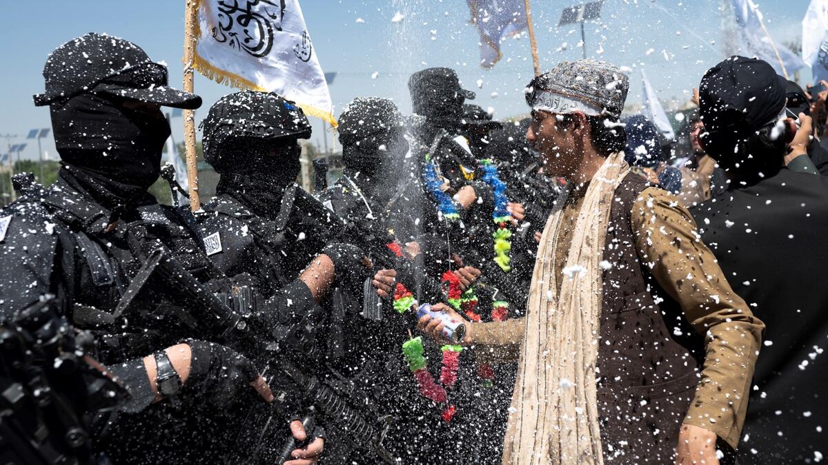 The Taliban Celebrates Anniversary of Foreign Troops' Withdrawal