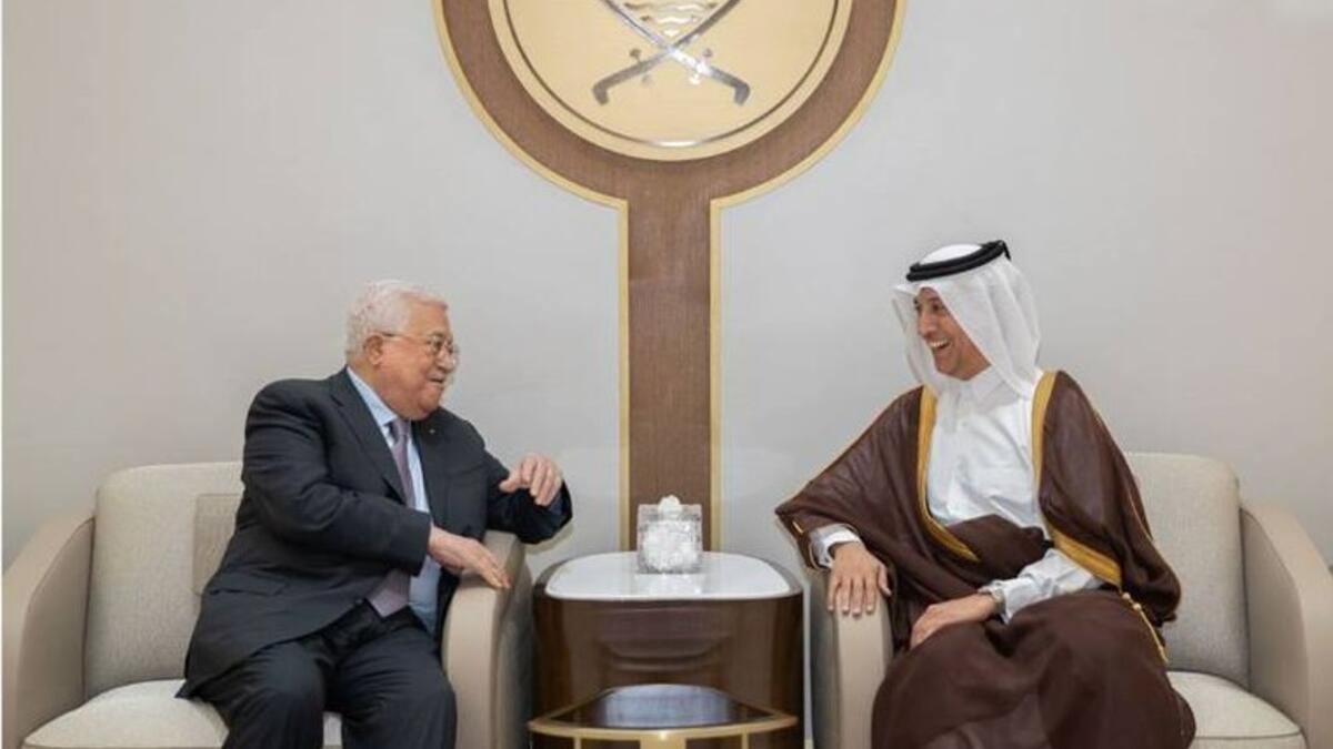 الرئيس الفلسطيني محمود عباس وصل إلى الدوحة يوم أمس السبت، 19 نوفمبر 2022.